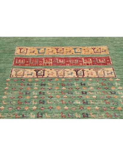 Tappeto Rubin Pakistan azzurro verde 127x184