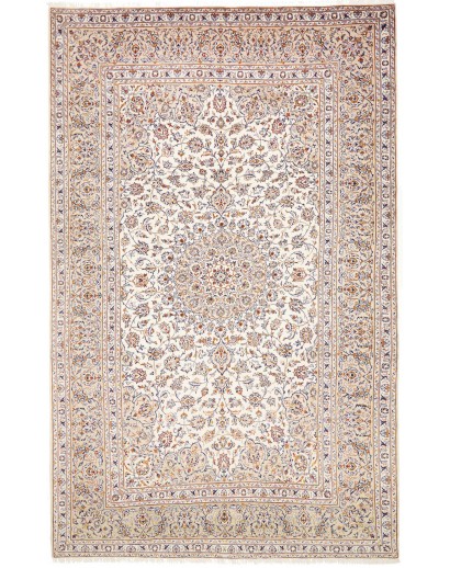 Tappeto Kashan Persia bianco marrone 205x325