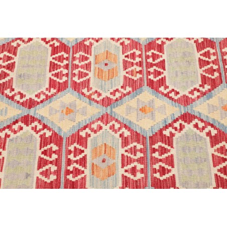 Tappeto Kilim Afghanistan marrone giallo 127x189