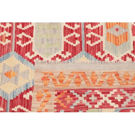 Tappeto Kilim Afghanistan marrone giallo 127x189