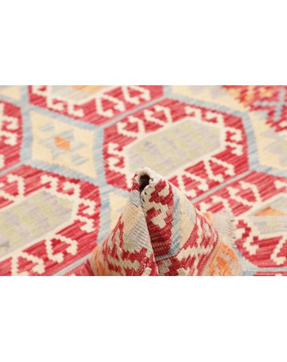 Tappeto Kilim Afghanistan marrone giallo 127x189