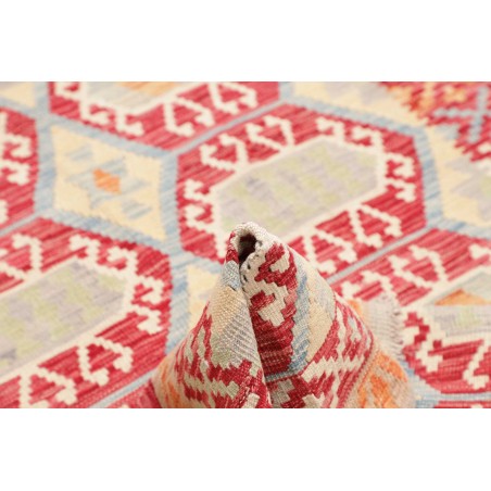 Tappeto Kilim Afghanistan marrone giallo 127x189