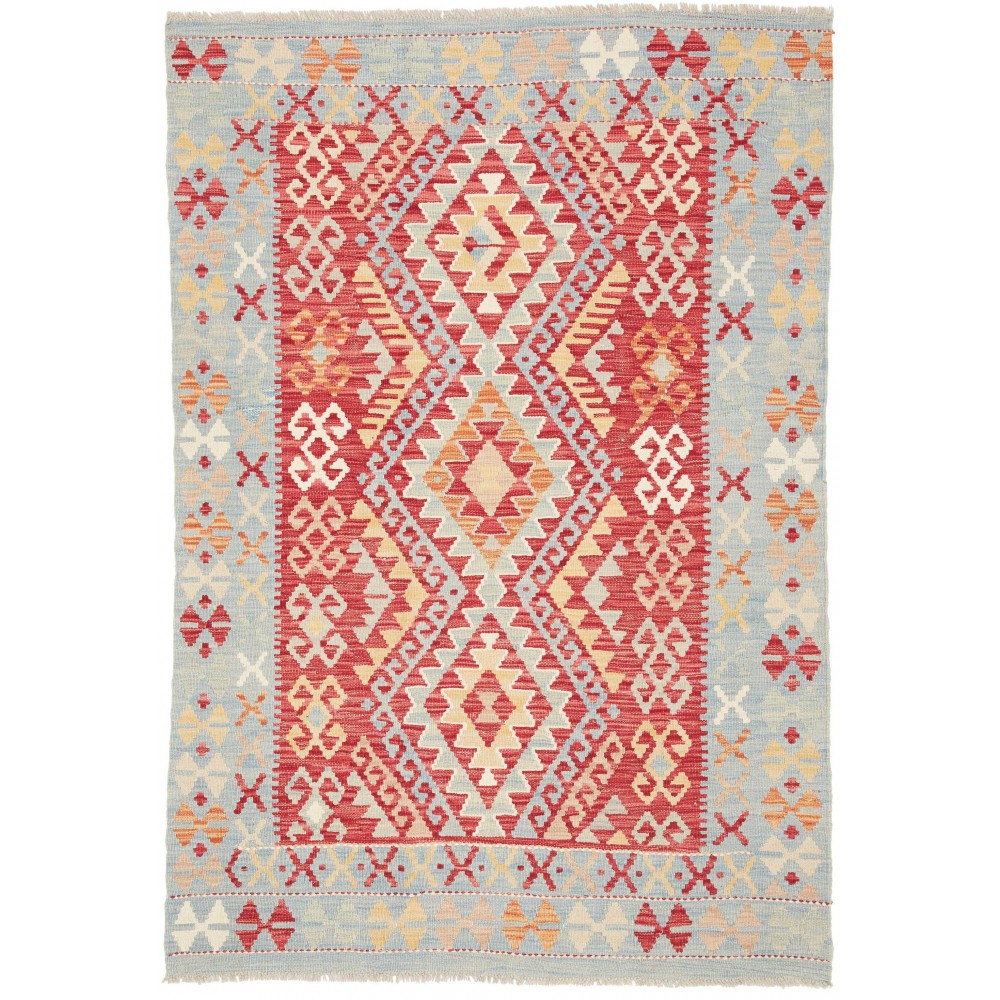Tappeto Kilim Afghanistan beige marrone 121x179