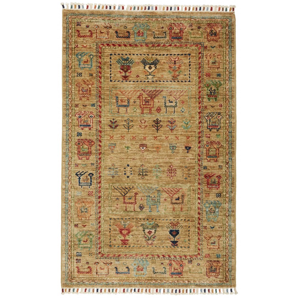 Tappeto Rubin Pakistan arancione 80x126 Tappeto Rubin Pakistan arancione 80x126