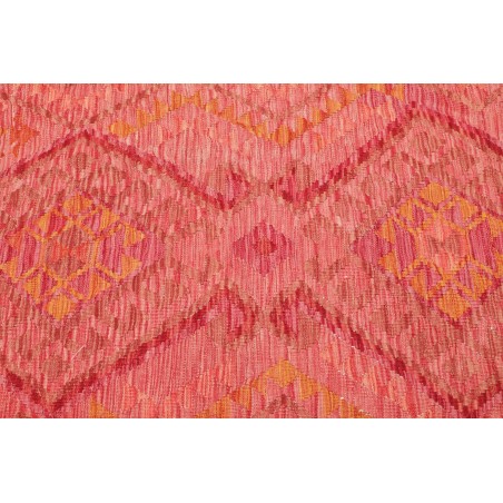 Tappeto Kilim Afghanistan arancione marrone 124x184