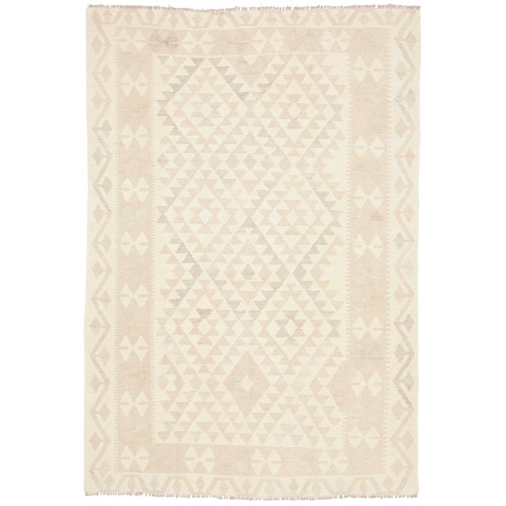 Tappeto Kilim Afghanistan bianco 122x179