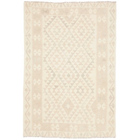 Tappeto Kilim Afghanistan bianco 122x179