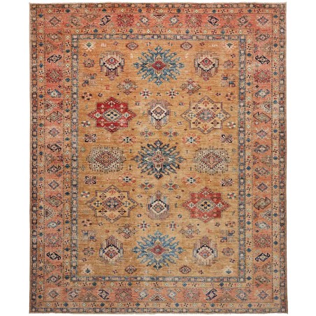 Tappeto Kazak Fine Pakistan marrone grigio 253x307