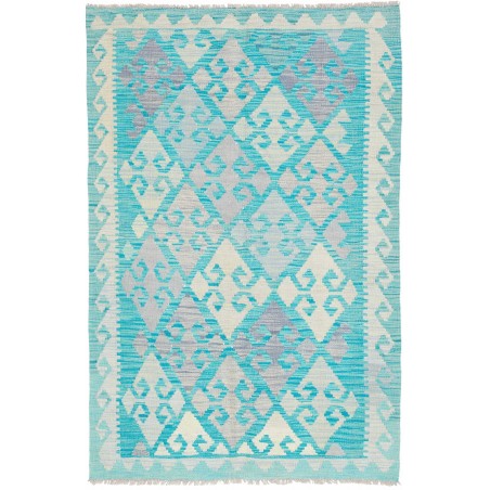 Tappeto Kilim Afghanistan beige verde 99x154