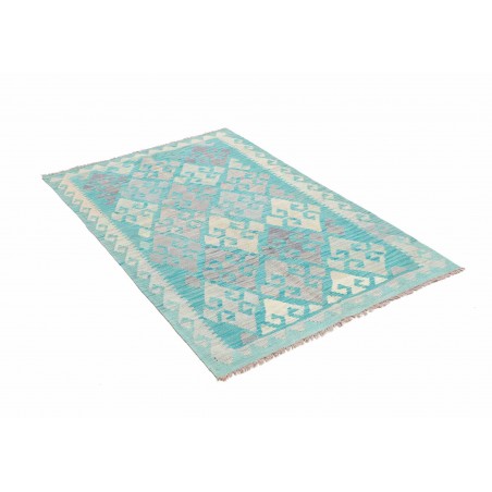 Tappeto Kilim Afghanistan beige verde 99x154