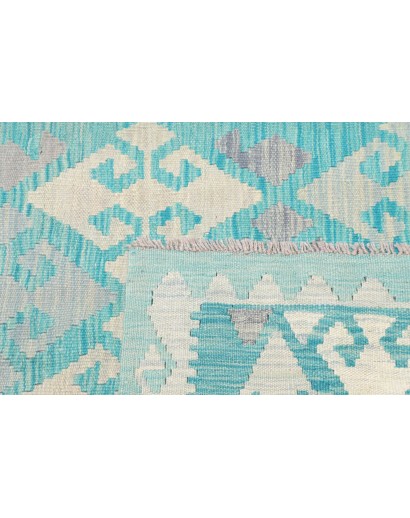 Tappeto Kilim Afghanistan beige verde 99x154