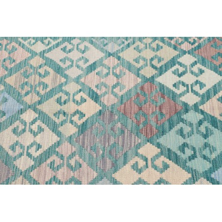 Tappeto Kilim Afghanistan beige blu 102x149