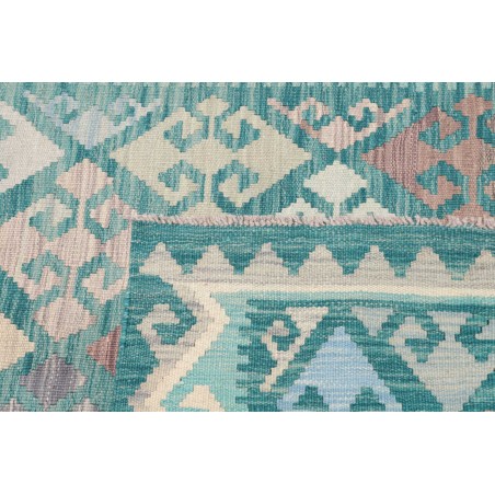 Tappeto Kilim Afghanistan beige blu 102x149