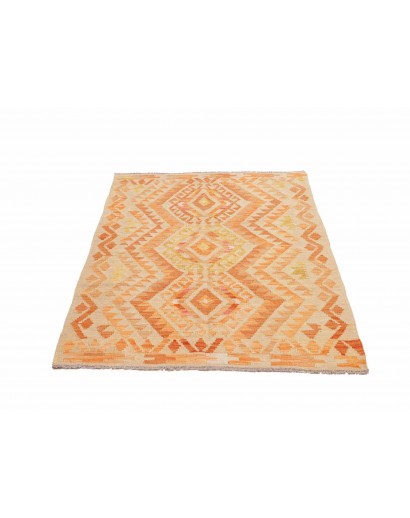 Tappeto Kilim Afghanistan marrone arancione 98x147