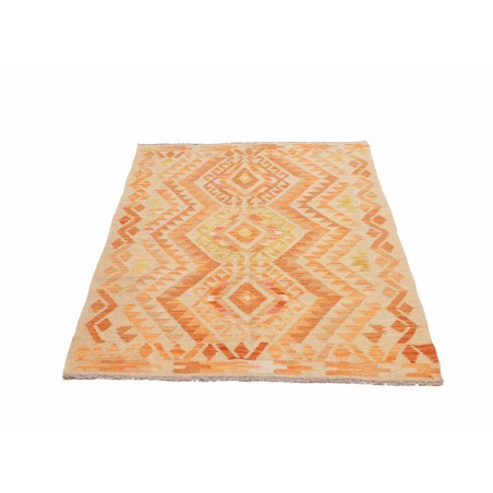 Tappeto Kilim Afghanistan marrone arancione 98x147