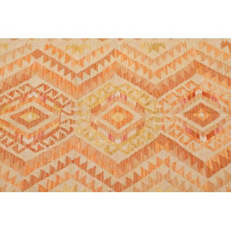 Tappeto Kilim Afghanistan marrone arancione 98x147