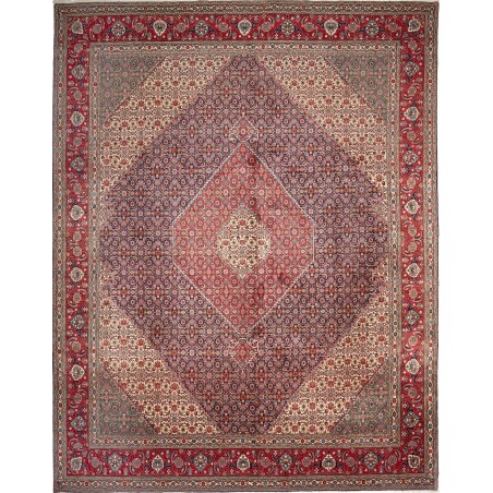 Tappeto Tabriz 40 Raj Persia azzurro grigio 308x397