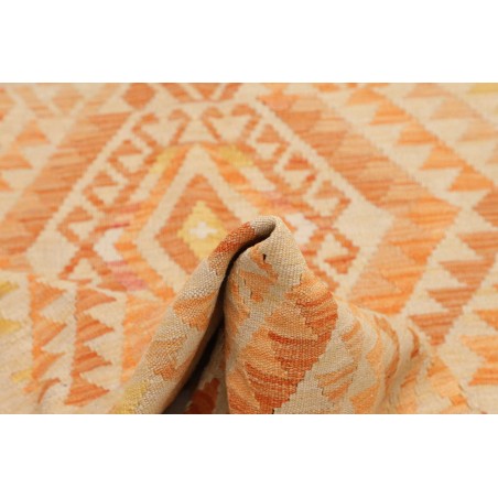Tappeto Kilim Afghanistan marrone arancione 98x147