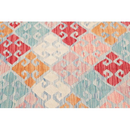 Tappeto Kilim Afghanistan beige rosso 101x149