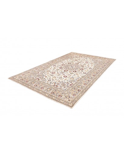 Tappeto Kashan Persia bianco azzurro 200x310