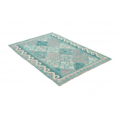 Tappeto Kilim Afghanistan beige bianco 104x153