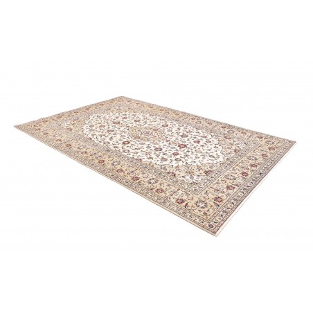 Tappeto Kashan Persia bianco verde 197x300