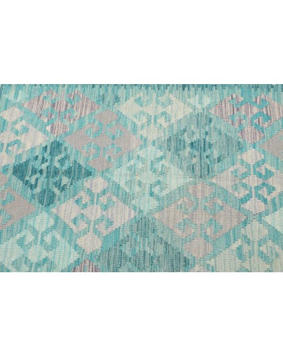 Tappeto Kilim Afghanistan beige bianco 104x153