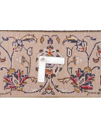 Tappeto Kashan Persia bianco verde 197x300