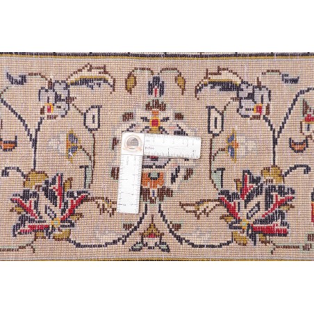 Tappeto Kashan Persia bianco verde 197x300