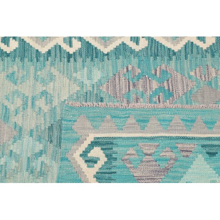 Tappeto Kilim Afghanistan beige bianco 104x153