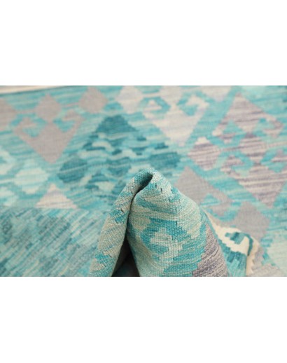 Tappeto Kilim Afghanistan beige bianco 104x153