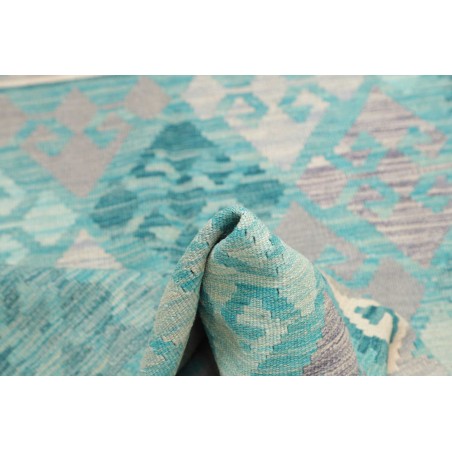 Tappeto Kilim Afghanistan beige bianco 104x153