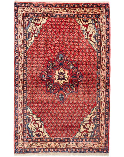 Tappeto Hamadan Persia marrone grigio 101x162