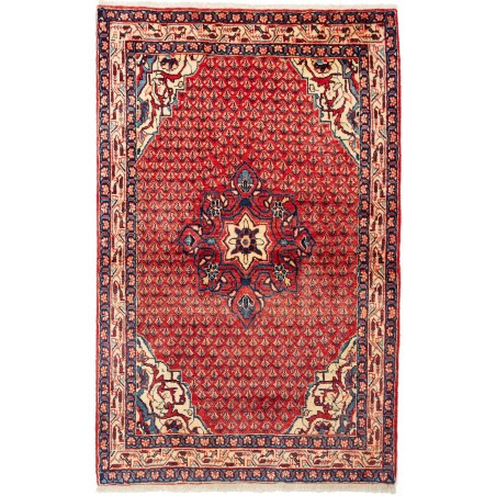 Tappeto Hamadan Persia marrone grigio 101x162