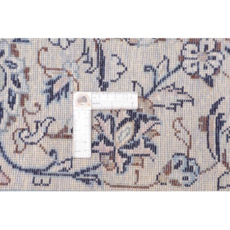 Tappeto Kashan Persia bianco grigio 194x293