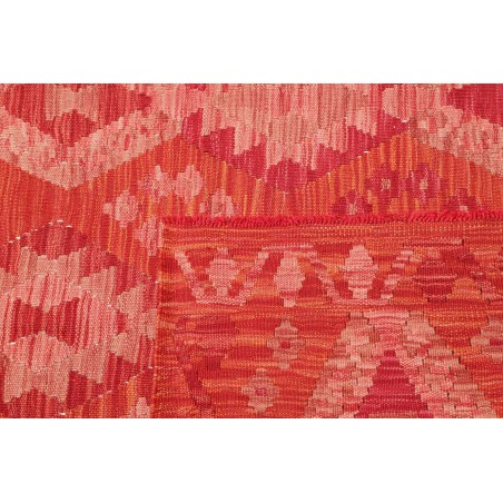 Tappeto Kilim Afghanistan rosso marrone 122x181