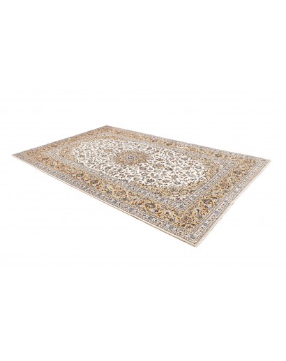 Tappeto Kashan Persia bianco grigio 203x317