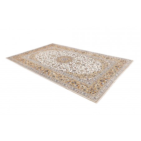 Tappeto Kashan Persia bianco grigio 203x317