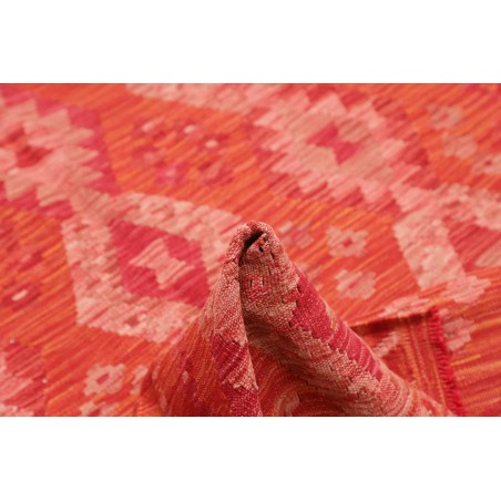 Tappeto Kilim Afghanistan rosso marrone 122x181