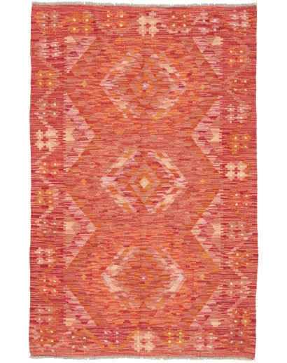 Tappeto Kilim Afghanistan rosso 96x152