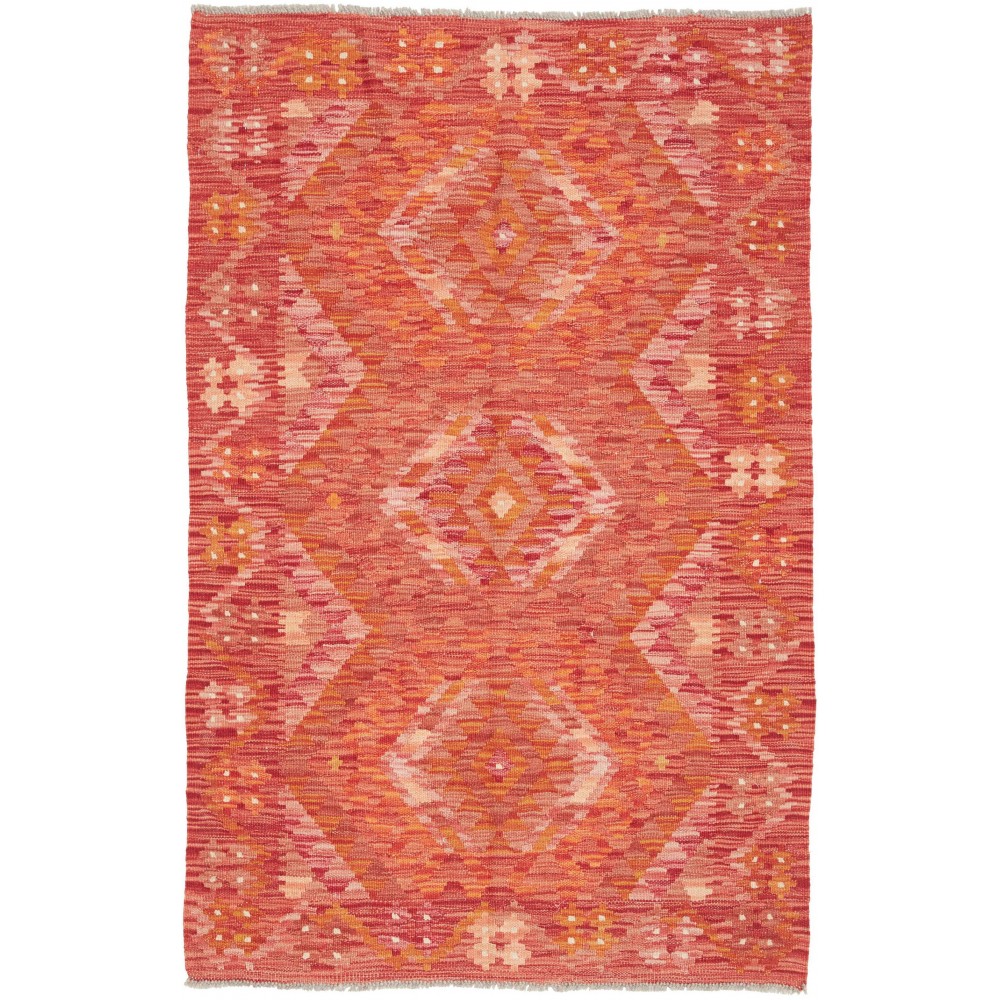 Tappeto Kilim Afghanistan rosso 96x152