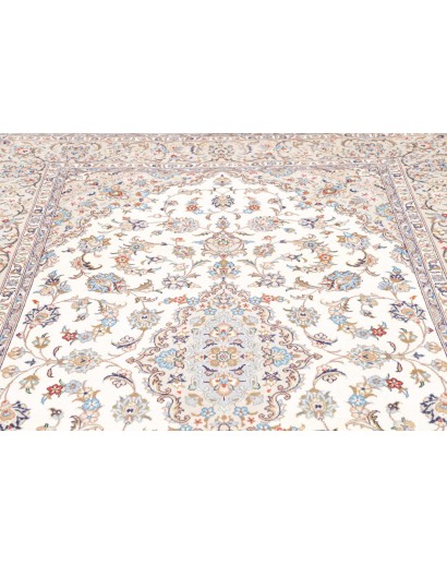 Tappeto Kashan Persia bianco 190x300