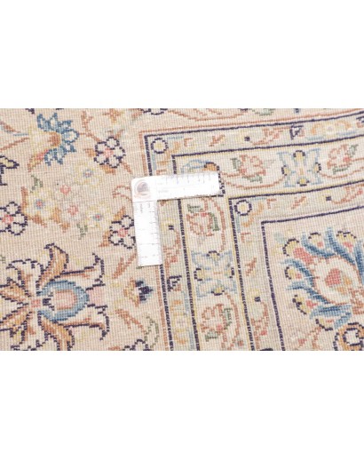 Tappeto Kashan Persia bianco marrone 196x293