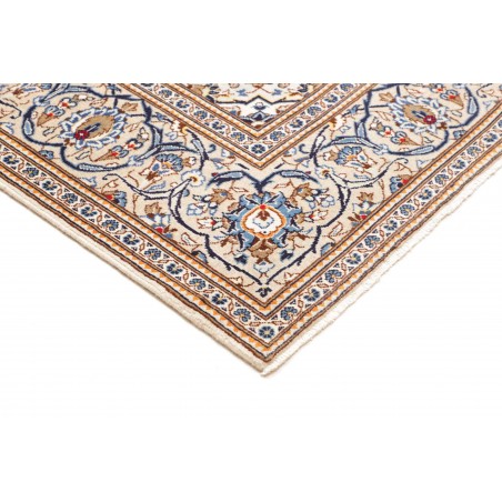 Tappeto Kashan Persia bianco marrone 200x295