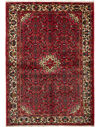 Tappeto Hamadan Persia grigio marrone 152x211