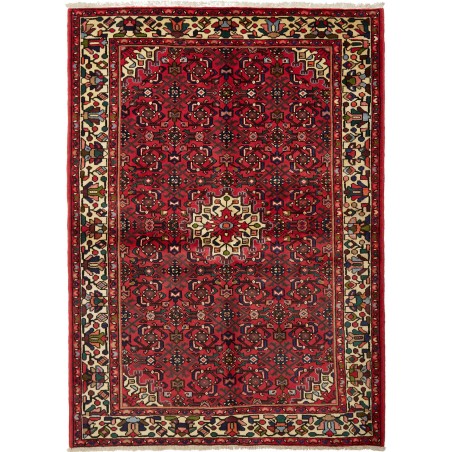 Tappeto Hamadan Persia grigio marrone 152x211