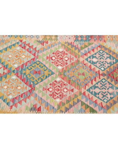 Tappeto Kilim Afghanistan marrone grigio 98x152
