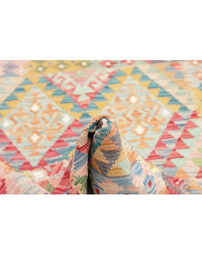 Tappeto Kilim Afghanistan marrone grigio 98x152