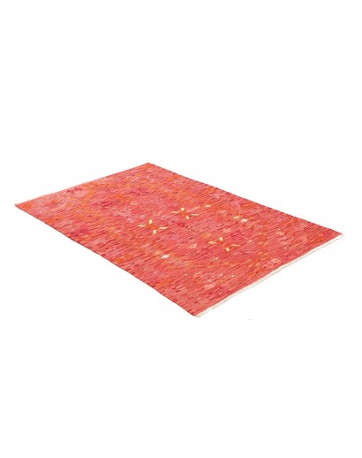 Tappeto Kilim Afghanistan rosso arancione 99x150