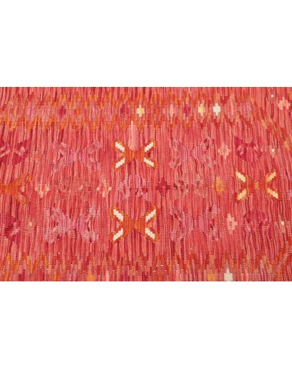 Tappeto Kilim Afghanistan rosso arancione 99x150